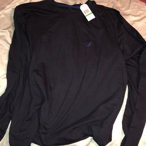 Nautica Sleepwear Long Sleeve Navy Blue Size M